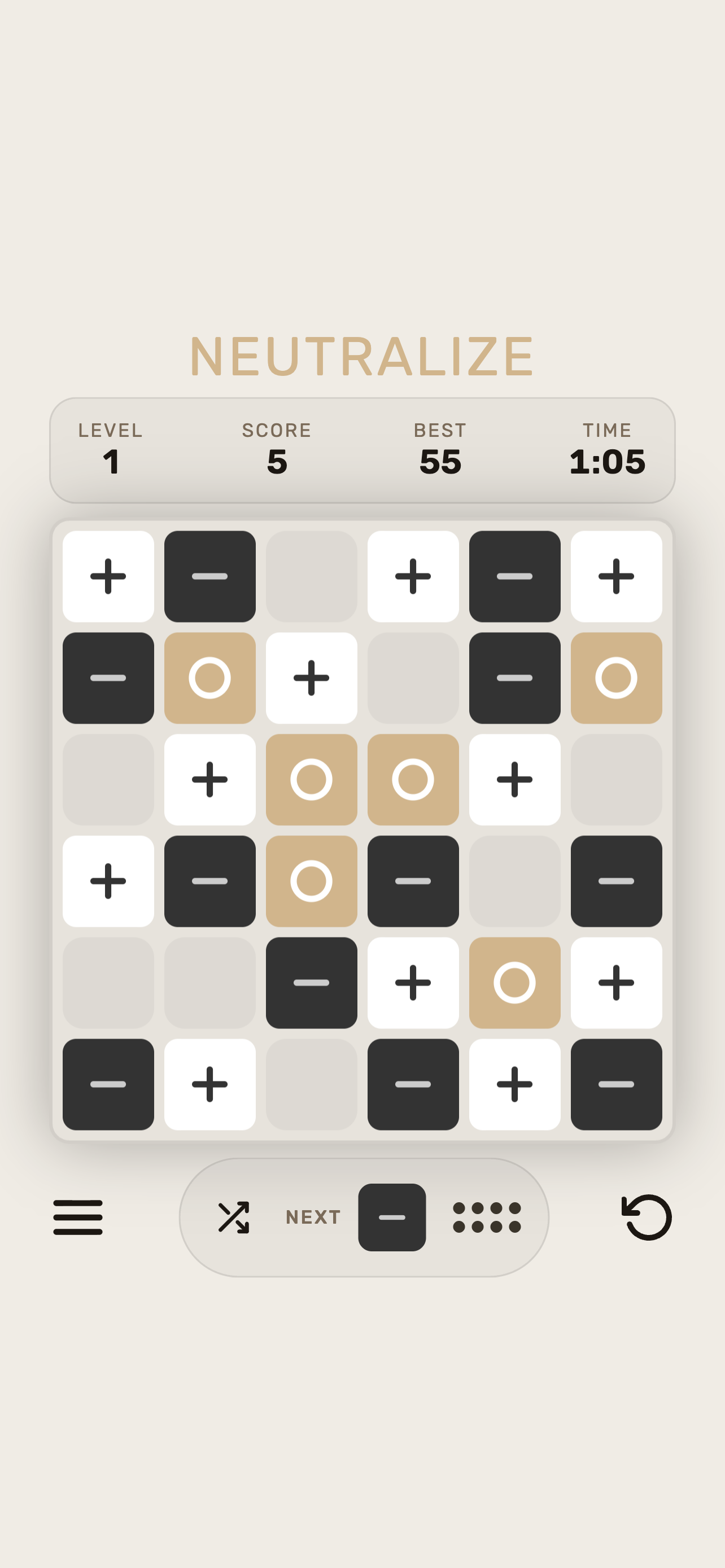 Neutralize gameplay — light mode